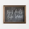 Wall Quotes & Signs-Kirkland's Home This Feels Like Home Wall Plaque Black