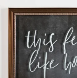 Wall Quotes & Signs-Kirkland's Home This Feels Like Home Wall Plaque Black