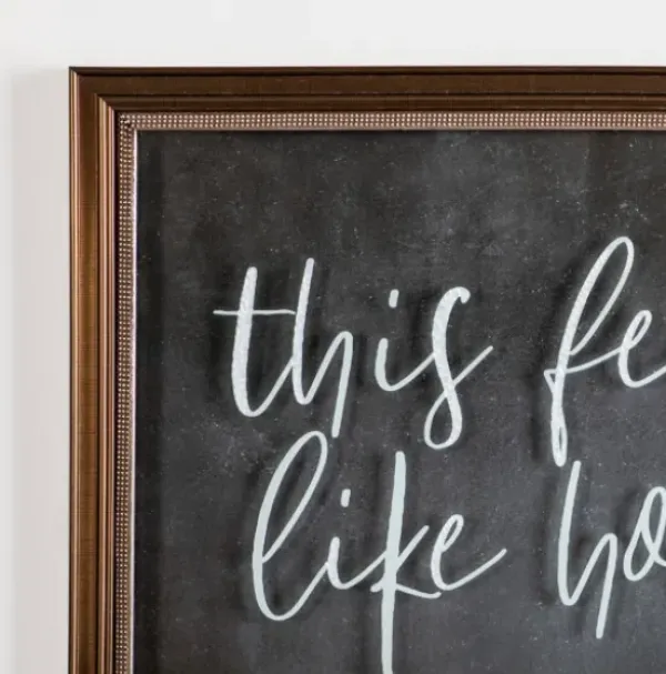 Wall Quotes & Signs-Kirkland's Home This Feels Like Home Wall Plaque Black