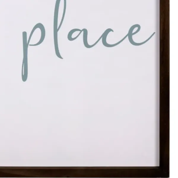 Wall Quotes & Signs-Kirkland's Home This Is Our Happy Place Wall Plaques, Set Of 2 White