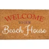 Doormats-Kirkland's Home This Is Us Heart Doormat Tan/Black/Red