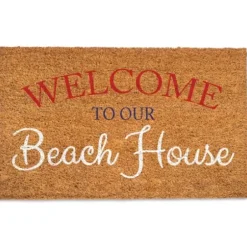 Doormats-Kirkland's Home This Is Us Heart Doormat Tan/Black/Red
