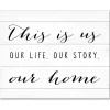 Wall Quotes & Signs-Kirkland's Home This Is Us Life Story Canvas Art Print Black/White
