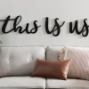 Wall Quotes & Signs-Kirkland's Home This Is Us Script Wall Plaques, Set Of 3 Black