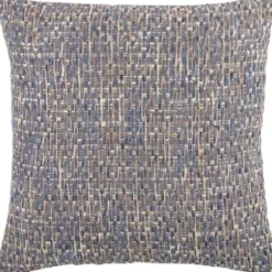 Pillows-Kirkland's Home Threaded Pillow, 22 In. Blue