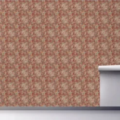Wall Murals & Wall Decals-Kirkland's Home Tiger Flowers Peel And Stick Wall Mural Red/Multi