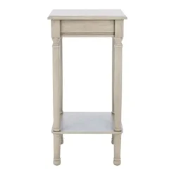Accent & End Tables-Kirkland's Home Tilley Beige Classic Square Accent Table Tan