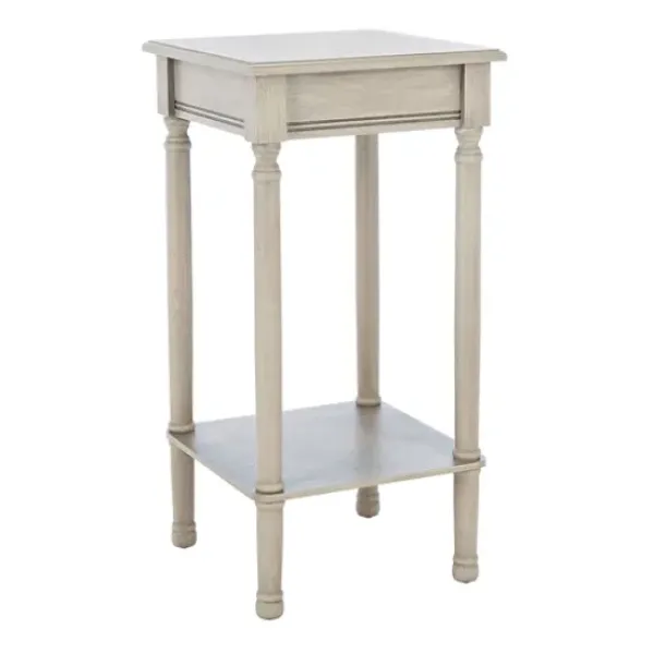 Accent & End Tables-Kirkland's Home Tilley Beige Classic Square Accent Table Tan