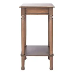 Accent & End Tables-Kirkland's Home Tilley Classic Square Accent Table Brown