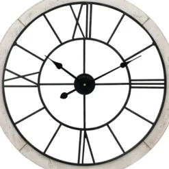 Clocks-Kirkland's Home Timeworn Cottage Clock White