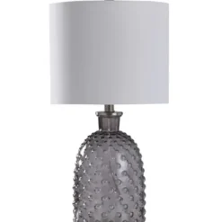 Table Lamps-Kirkland's Home Tinted Glass Jar Table Lamp Gray