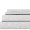 Bed Sheets-Kirkland's Home Tiny Hearts 3-Pc. Twin Sheet Set Gray