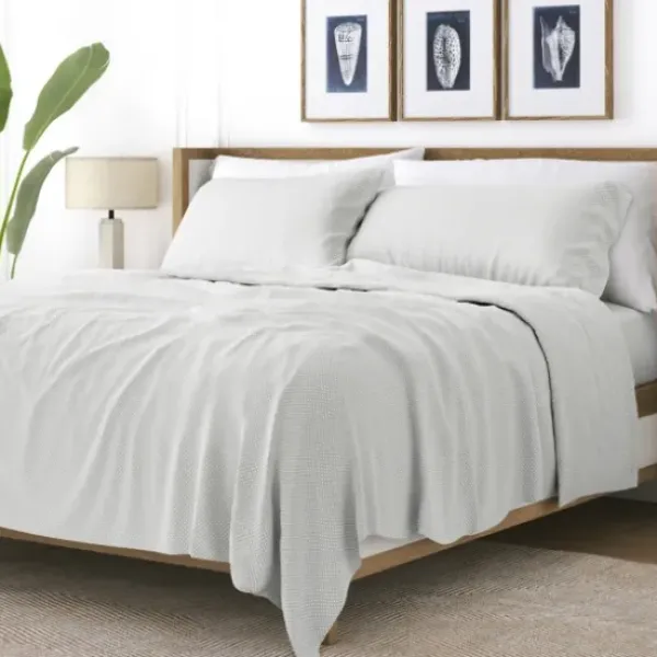 Bed Sheets-Kirkland's Home Tiny Hearts 3-Pc. Twin Sheet Set Gray