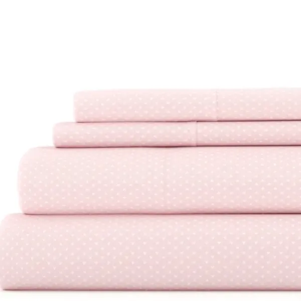 Bed Sheets-Kirkland's Home Tiny Hearts 3-Pc. Twin Sheet Set Pink