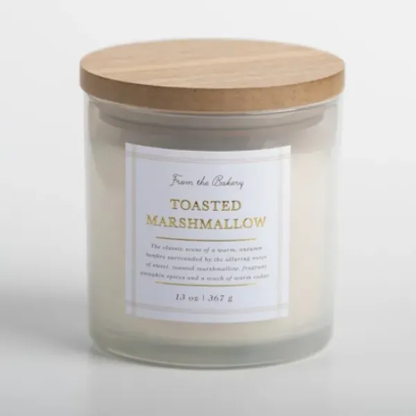 Candles-Kirkland's Home Toasted Marshmallow Triple Wick Jar Candle White