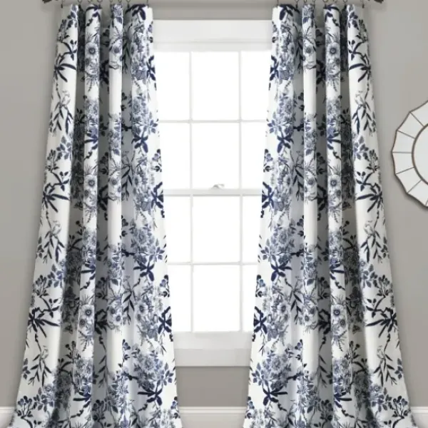 Curtains & Drapes-Kirkland's Home Top Knotted Burlap Curtain Panel Set, 84 In. Gray
