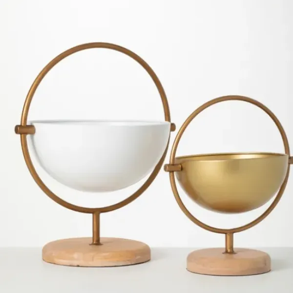 Decorative Bowls & Jars-Kirkland's Home Tortoise Shell Folded Edges Murano Glass Bowl Brown