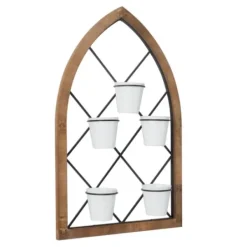 Wall Storage-Kirkland's Home Traditional Arch Metal Wall Planter