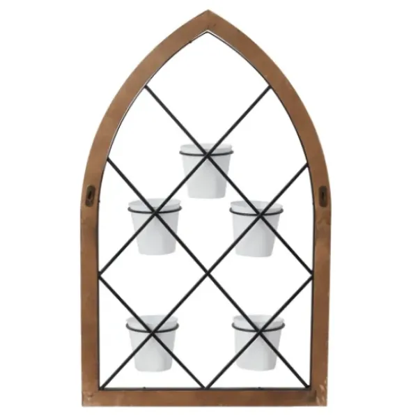 Wall Storage-Kirkland's Home Traditional Arch Metal Wall Planter