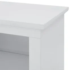 Tv Stands & Media Consoles-Kirkland's Home Transitional Breakfront 2-Door Media Console White