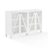 Tv Stands & Media Consoles-Kirkland's Home Triangle 4-Door Wood Media Cabinet White