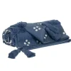 Blankets & Throws-Kirkland's Home Tribal Tufted Stripe Throw Blue