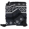 Blankets & Throws-Kirkland's Home Tribal Tufted Stripe Throw Black
