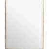Framed Mirrors-Kirkland's Home Trish Brass Forged Rectangle Wall Mirror