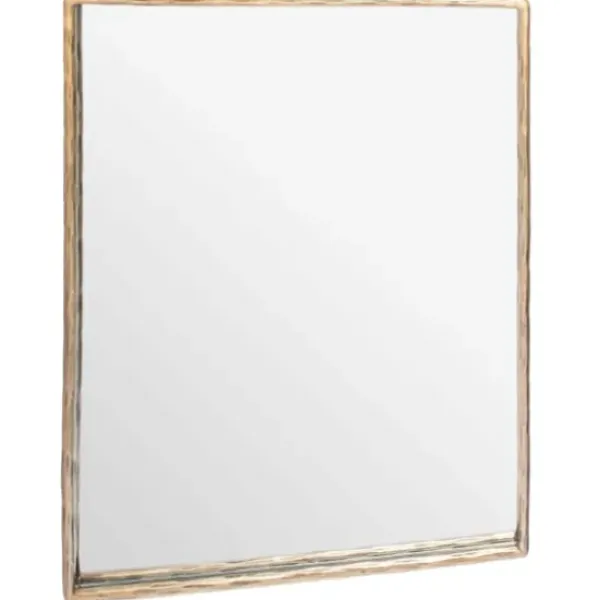 Framed Mirrors-Kirkland's Home Trish Brass Forged Rectangle Wall Mirror