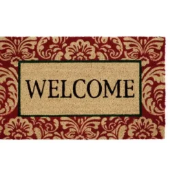 Doormats-Kirkland's Home Tropical Fronds Doormat Green