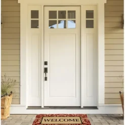 Doormats-Kirkland's Home Tropical Fronds Doormat Green