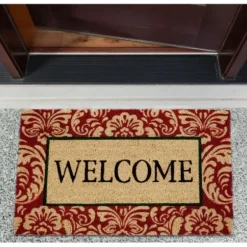 Doormats-Kirkland's Home Tropical Fronds Doormat Green