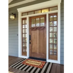 Doormats-Kirkland's Home Tropical Fronds Doormat Green