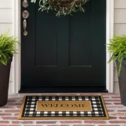 Doormats-Kirkland's Home Truck Welcome Doormat Brown/Red