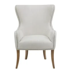 Accent Chairs-Kirkland's Home Tufted Back Accent Chair Gray