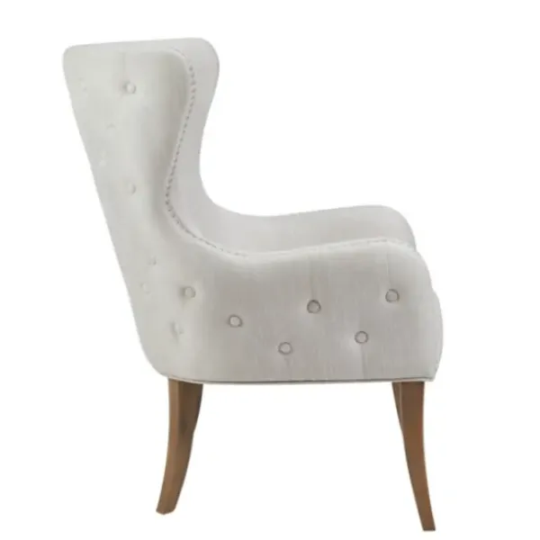Accent Chairs-Kirkland's Home Tufted Back Accent Chair Gray