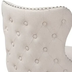 Bar Stools & Counter Height Stools-Kirkland's Home Tufted Back Swivel Counter Stools, Set Of 2 Ivory