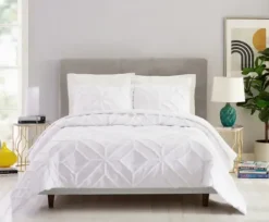 Duvets-Kirkland's Home Tufted Chenille 3-Pc. King Duvet Set White