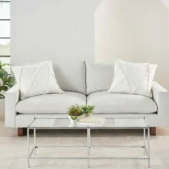 Pillows-Kirkland's Home Tufted Diamond 2-Pc. Pillows, 24 In. White