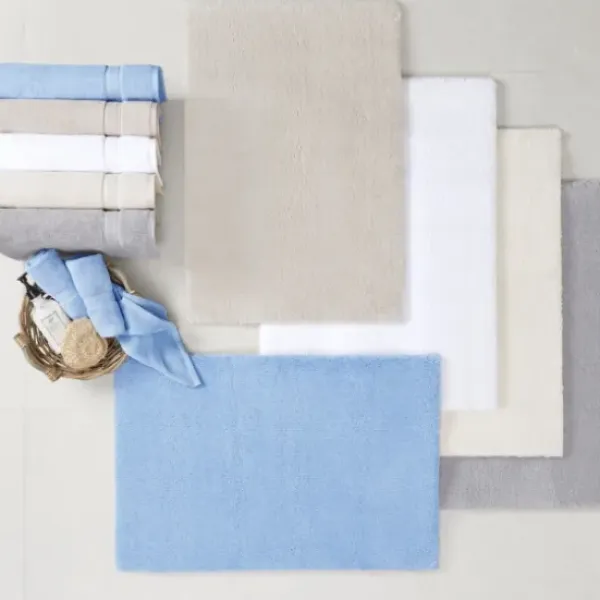 Bathroom Rugs-Kirkland's Home Tufted Reversible Bath Runner Gray