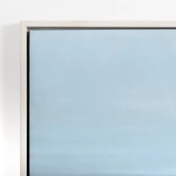 Canvas Art-Kirkland's Home Turquoise Abstract Ocean Framed Canvas Art Print Blue