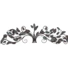 Wall Plaques-Kirkland's Home Turquoise Bronze Distressed Iron Vine Wall Plaque Brown