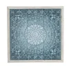 Wall Plaques-Kirkland's Home Turquoise Iron Floral Scrollwork Wall Plaque Blue