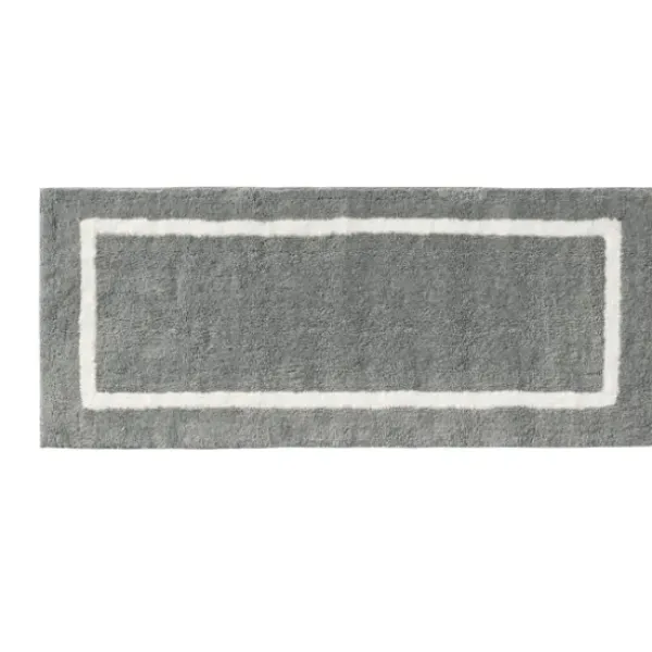Bathroom Rugs-Kirkland's Home Turquoise Small Crochet Oval Bath Mat Blue