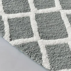 Bathroom Rugs-Kirkland's Home Turquoise Small Crochet Oval Bath Mat Blue