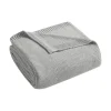 Blankets & Throws-Kirkland's Home Twin Rylan Knit Blanket Gray