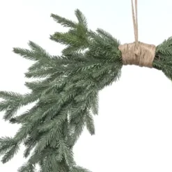Wreaths-Kirkland's Home Twine Bound Fir Branch Wreath Green