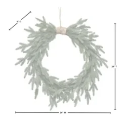 Wreaths-Kirkland's Home Twine Bound Fir Branch Wreath Green