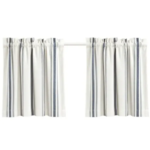 Curtains & Drapes-Kirkland's Home Twist Top Curtain Panel, 84 In. Blue
