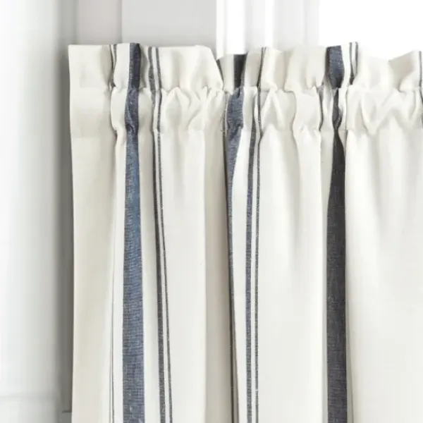 Curtains & Drapes-Kirkland's Home Twist Top Curtain Panel, 84 In. Blue